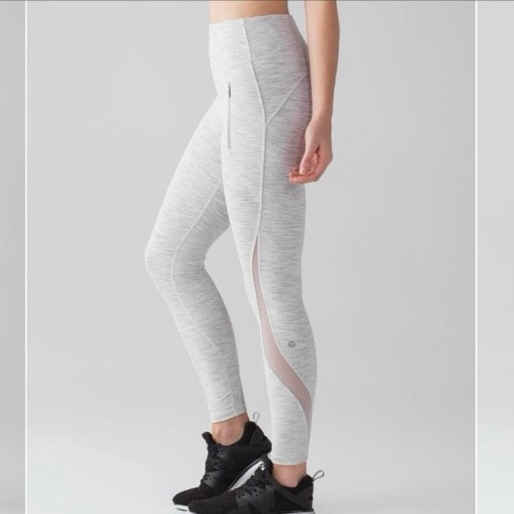 Lululemon Invigorate 7/8 Tight (25") ice gray size 10